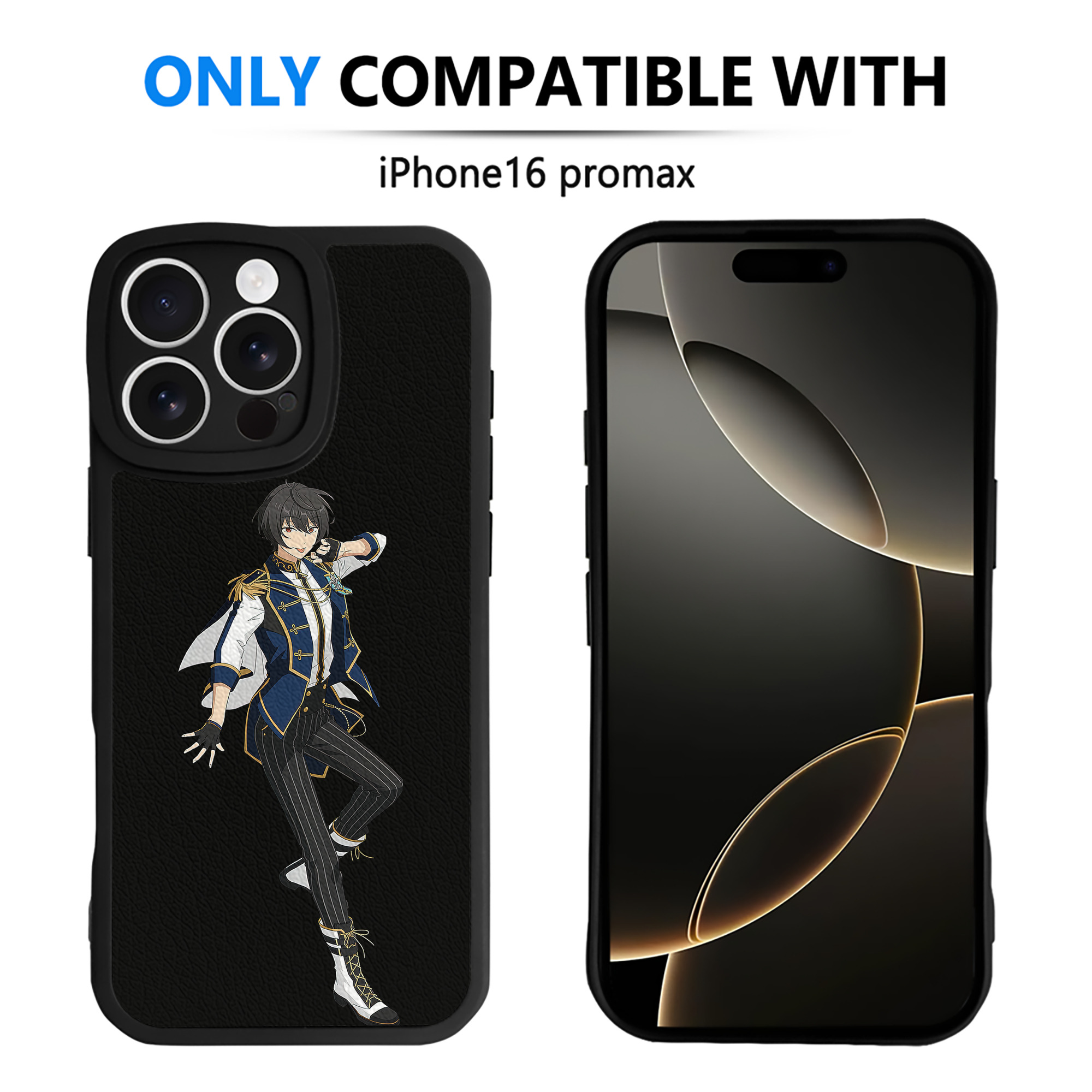 （画像用） あんさんぶるスターズ! Ensemble Stars 【iPhone 16シリーズ対応】シリコンスマホケース（レザー調） 材質：シリコン